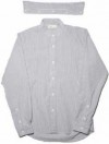 Folk Slim Shirt Slate Stripe Size 3 