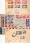 SPAGNA, Lotto 1945/46 - buste affrancate, nn. 35 pezzi 