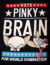 PINKY & The BRAIN Cartoon T-Shirt VTG Animaniacs Mens M 