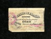 ESP::MAGNIFICO Y RARISIMO BILLETE 10 PESETAS 1936 SANTANDER!