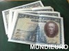 ESP::$MUNDIEURO$ LOTE 10 BILLETES 25 PTAS 1928 INVERSIÓN