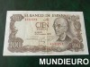 ESP::$MUNDIEURO$ BILLETE 100 PESETAS 17 NOVIEMBRE 1970 S/S