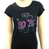 XT149 Women's New Arrival ROXY T-Shirt Black Size L 