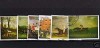 HORSES/ART-ST.KILDA-1969 SET OF 6 STAMPS-USED 