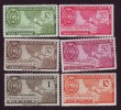 Ecuador (6) 1944, Complete Series 
