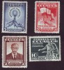 Ecuador (4) 1946, Complete Series 