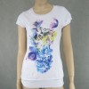 XT162 Women's New Arrival ROXY T-Shirt White Size L 