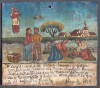 MEXICAN RETABLO EXVOTO Girls Nasty Gossip 