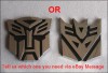 TRANSFORMERS AUTOBOTS DECEPTICON BADGE stickers for car 