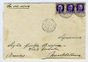 SPAIN WAR 1938  c. st. air mail U.P.S. 7  to Italy 