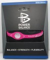 POWER BALANCE Silicon Wristband Bracelet Pink L 