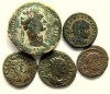 A36 Lote 5 monedas ROMA A IDENTIFICAR 