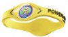 HOT! POWER BALANCE Silicon Wristband Bracelet Yellow L 