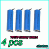 4x Rechargeable 18650 3.7v 2400 Battery With Tabs 6045 