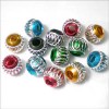 GA006/150Pcs silver carved lantern Aluminium bead-Mixed 