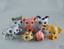 7 pcs Littlest Pet Shop figures  