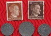 LOTE MONEDAS SELLOS ORIGINALES  SEGUNDA GUERRA MUNDIAL  