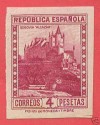 SPAIN 674 s ** ALCÁZAR DE SEGOVIA SF  AÑO 1932 