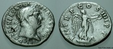 Trajan Denarius Authentic Ancient Roman Coin 