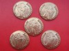 5 monedas de oro maximiliano el emperador 1865 ocasion 