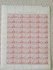 Spain 1939 Air 25c in complete sheet of 50 mint 