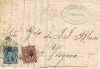 Carta. ZARAGOZA a Vergara 1878. Impuesto Guerra. 