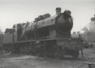 B/W Photograph  RENFE Spanish Steam Loco 240 4020 1963 