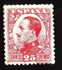 SELLO ALFONSO XIII 25 CTS. 