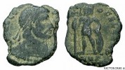 Procopius AE17 Authentic Ancient Roman Coin 