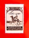 1938 CAPE JUBY ED#108** MNH 1 p. dark brown (192) (N) 