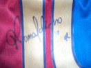 MAGLIA RONALDINHO UNWORN BARCELONA AUT 2008-2009 