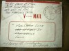 WWII 1945 V-Mail  APO 547 Christmas 
