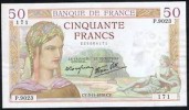 Rare Banknote Billet France 50 Francs Ceres 1938 P9023 