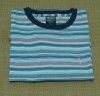 new mens polo T shirt short sleeve 100%cotton L blue 