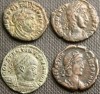 4 LATER ROMAN AE COINS 
