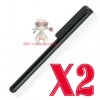 2X NEW STYLUS PEN for APPLE IPAD IPHONE ITOUCH BLK 
