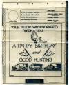 Good Hunting V-mail Card Recon Co 637 Tank Destroyer 43 