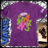 VANS SKATE BOARD T SHIRT VIO(G.M)H STAR'M OFF THE WALL