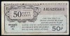 SERIES 461 50 CENT MILITARY PAYMENT *VF* CRISP & CLEAN 