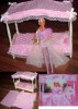 80ER SUPERSTAR 1982 Barbie Dream Bed furniture vintage  
