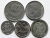 A54 Lote 5 monedas dif PORTUGAL PLATA (1) 