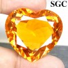 74.17ct Nice Heart Golden Yellow Natural Citrine NR! 