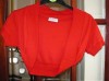 INTERNACIONALE LDS RED GORGEOUS MODERN BOLERO SIZE 10 
