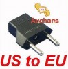 US to EU AC Power Plug Travel Converter Adapter 