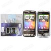 2 Coque Housse Silicone Crystal + 3 Film HTC Desire G7 