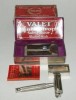 VALET C NICKEL AUTO STROP RAZOR, CASED 