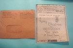 VINTAGE NAVY SEABEES  V-MAIL 1944 XMAS CARD PHILIPPINES 