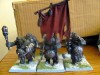 Warhammer- Ogre Kingdoms - 6x Bulls - Painted 