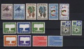 EUROPA CEPT Jahrg. 1957 kpl. o. Lux.pfr./** (MNH) - TOP 