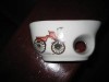SHAVING MUG GERMAN PORCELAIN 